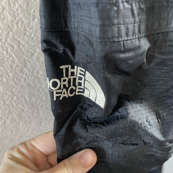 Vintage The North Face Rain Pants Men’s Large Black Waterproof Nylon Ripstop - Picture 7 of 16